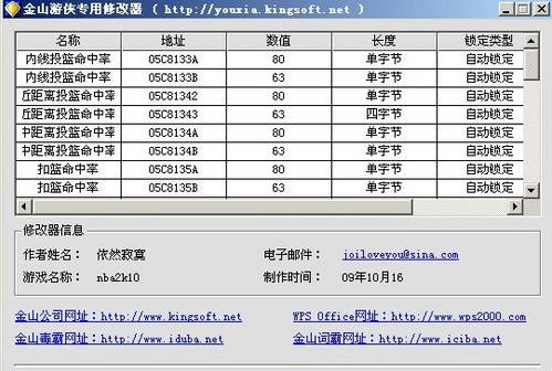 2k10生涯模式修改器