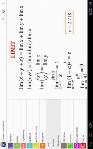 数学公式Maths Formulas图三