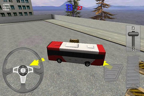巴士停车场3D图