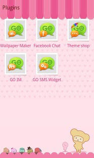 GO短信加强版粉红甜美主题
