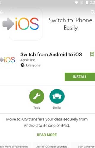 move to ios app