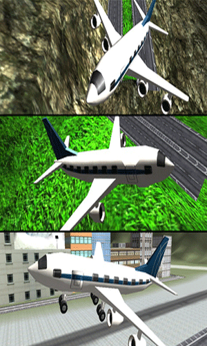 市机场货运飞机模拟器3D
