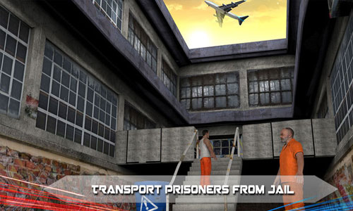 警方飞机监狱航班飞行游戏截图五