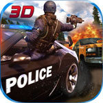爬山警察VS犯罪分子汽车射击3D游戏赛车游戏