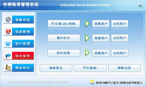 汽车租赁管理系统免费版