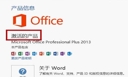 检查office是否激活