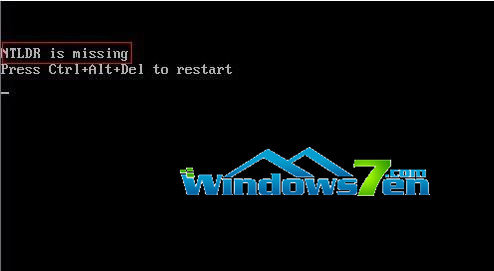 win7系统开机提示NTLDR is missing原因分析与解决