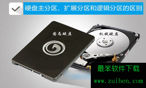 win10逻辑分区和主分区有什么区别