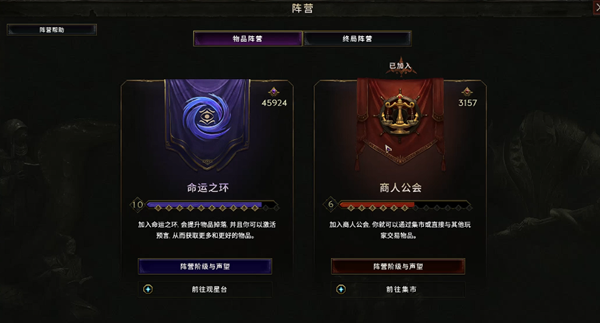 最后纪元命运之环和商人公会有什么区别图一