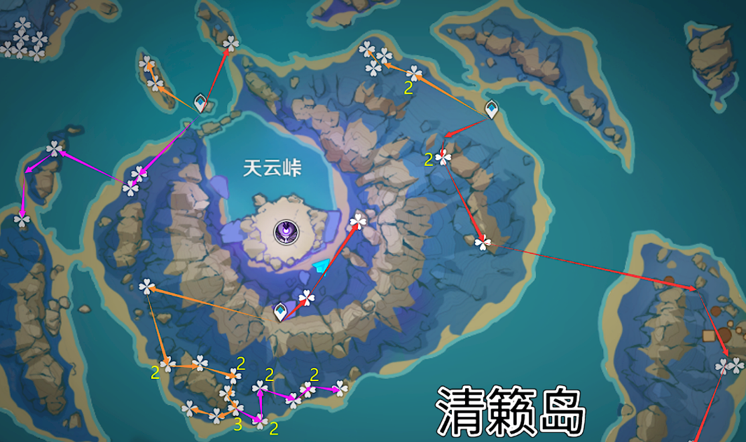 原神鸣草收集路线分享