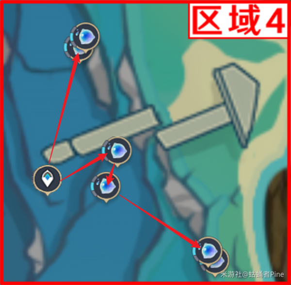 原神4.2初露之源如何快速收集-快速收集路线图六 原神42初露之源快速收集路线 高效获取方法分享