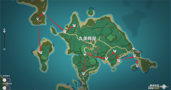 原神4.3野伏众原魔都在哪-十分钟速刷刀镡路线图七