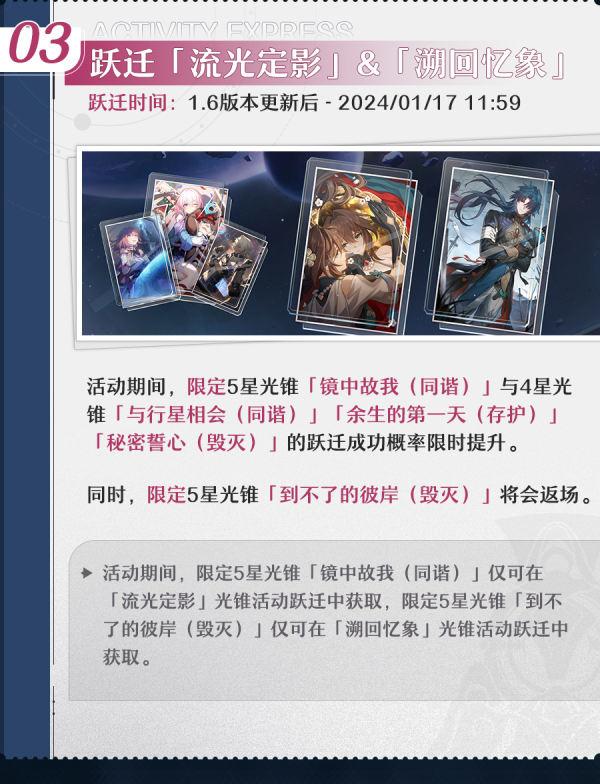 崩坏星穹铁道1.6有哪些活动-庸与神的冠冕活动一览图四 崩坏星穹铁道16活动大全 庸与神的冠冕活动内容详细介绍