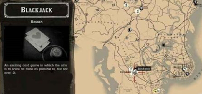 荒野大镖客2二十一点在哪图一 荒野大镖客2二十一点在哪图一