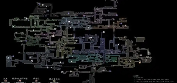 空洞骑士地图探索顺序图一