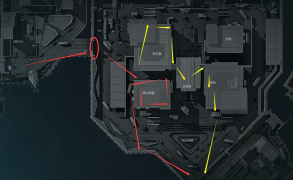 三角洲行动航天基地西大出生点跑刀路线推荐