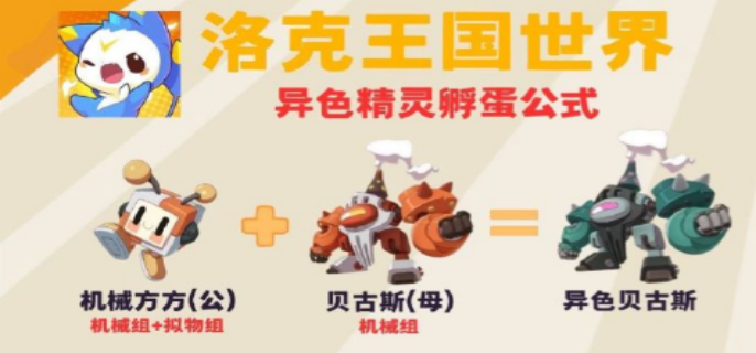 洛克王国异色精灵孵化公式有哪些-洛克王国异色精灵孵化公式一览