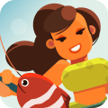 钓鱼少女无限金币版icon图