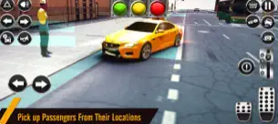 疯狂的出租车司机：驾驶模拟游戏截图2