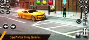 疯狂的出租车司机：驾驶模拟游戏截图3