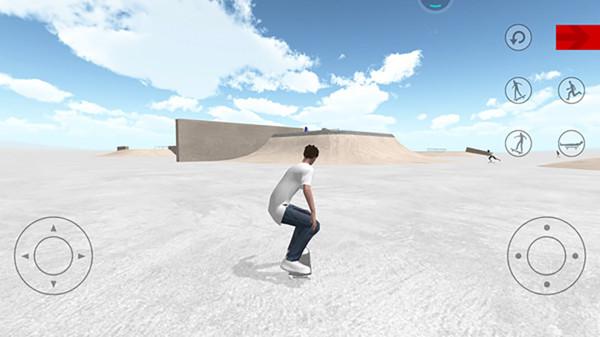 自由滑板模拟游戏截图2
