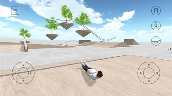 自由滑板模拟游戏截图4