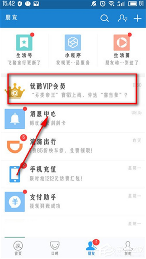 支付宝优酷体验会员