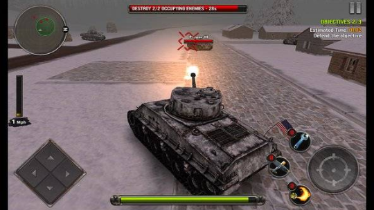 战斗坦克世界战争2破解手机游戏截图四