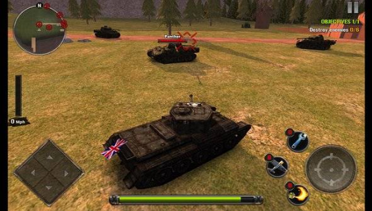战斗坦克世界战争2破解手机游戏截图五