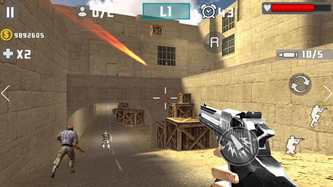 枪袭之战3D破解手机游戏截图一
