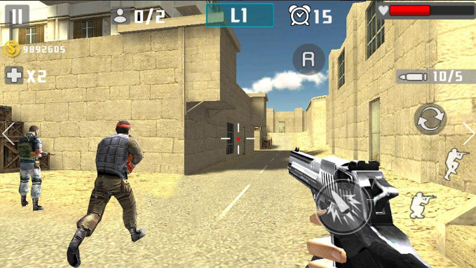 枪袭之战3D破解手机游戏截图二