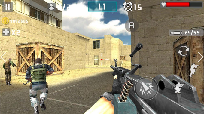 枪袭之战3D破解手机游戏截图三