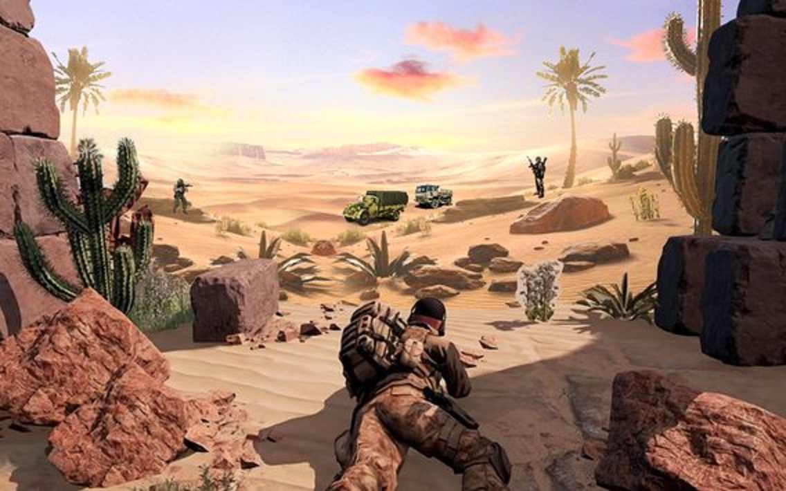阿拉伯市别动队射击战争3D破解手机游戏截图一