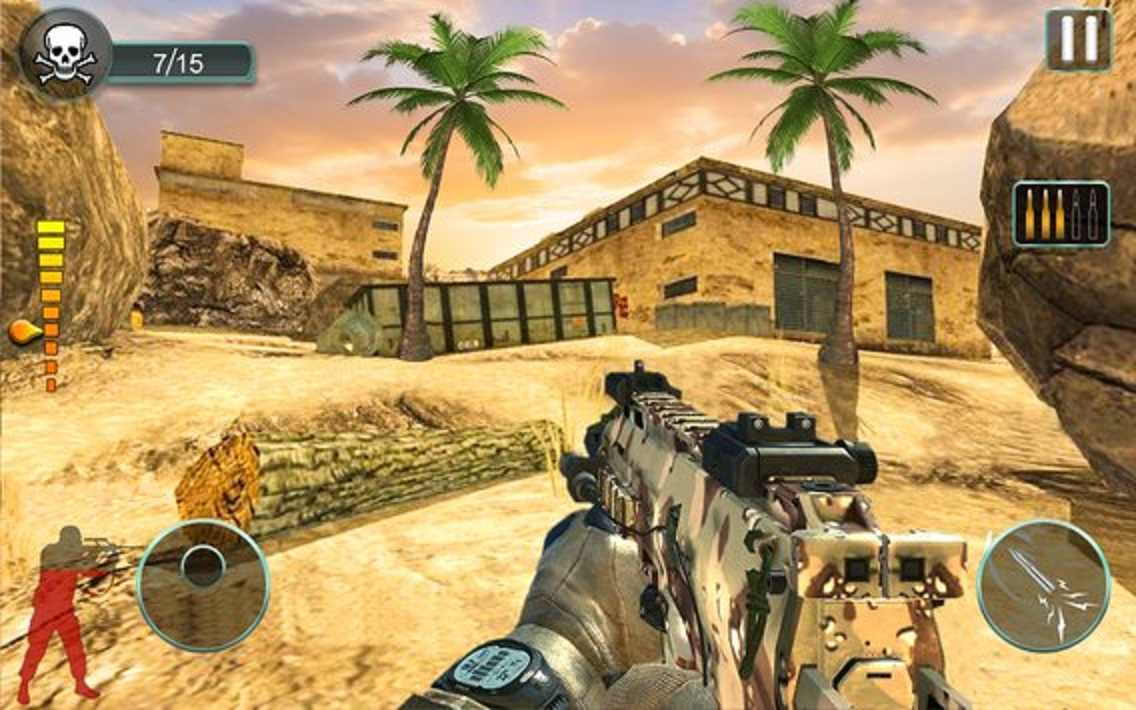 阿拉伯市别动队射击战争3D破解手机游戏截图二