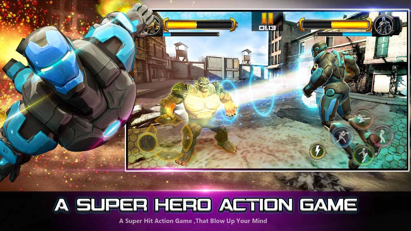 超级英雄格斗3D破解手机游戏截图二