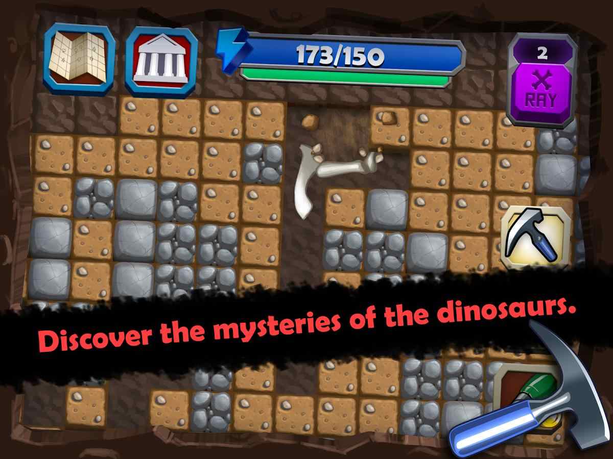 挖恐龙化石破解手机游戏截图四