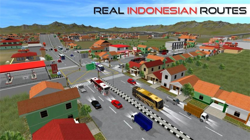 印尼巴士模拟器破解手机游戏截图三