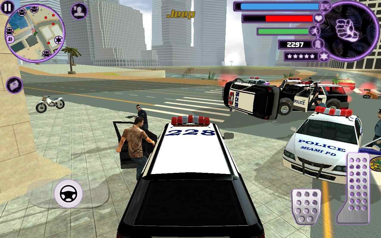 迈阿密犯罪模拟2破解手机游戏截图三