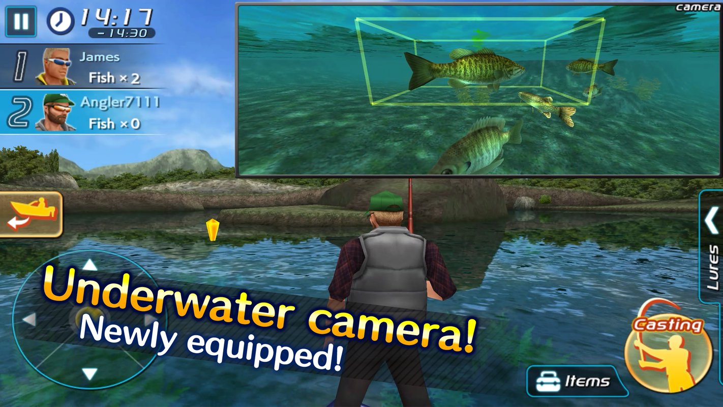 鲈鱼垂钓3D2破解手机游戏截图三