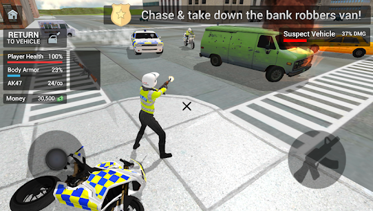 警车驾驶:摩托车骑行破解手机游戏截图三