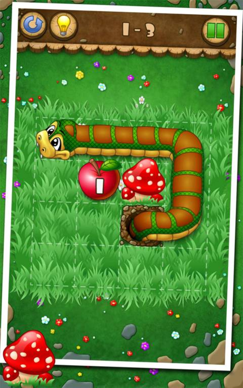 小蛇吃苹果破解手机游戏截图五