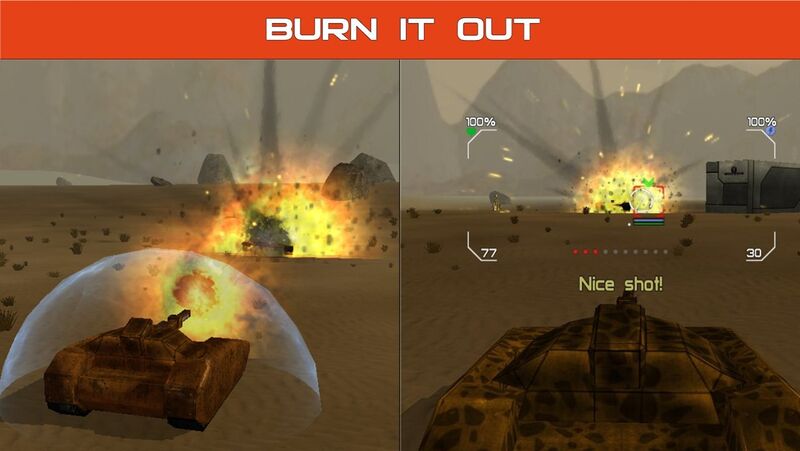 坦克战斗:未来战役破解手机游戏截图二