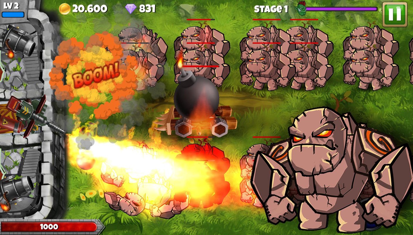 怪物防御:兽人战争破解手机游戏截图一