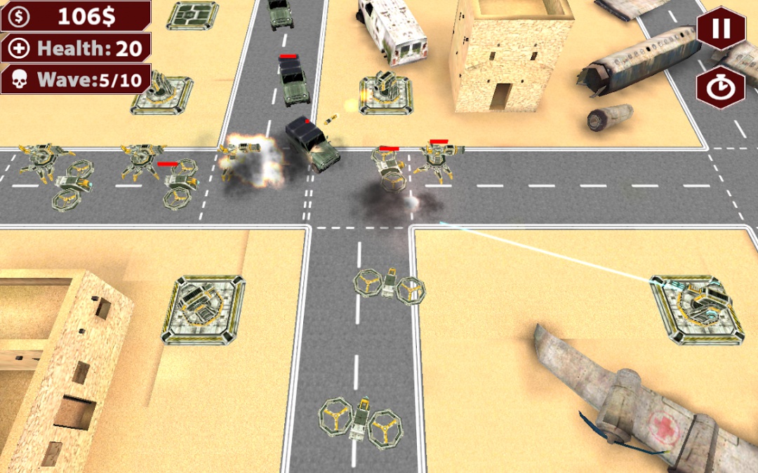 塔防3D:沙漠强袭图三