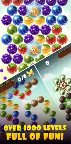 水果泡泡龙加强版破解手机游戏截图三