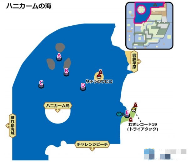宝可梦剑盾铠岛蜂巢海极巨巢穴位置介绍