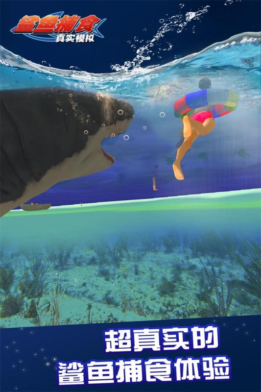真实模拟鲨鱼捕食手机单机游戏截图二
